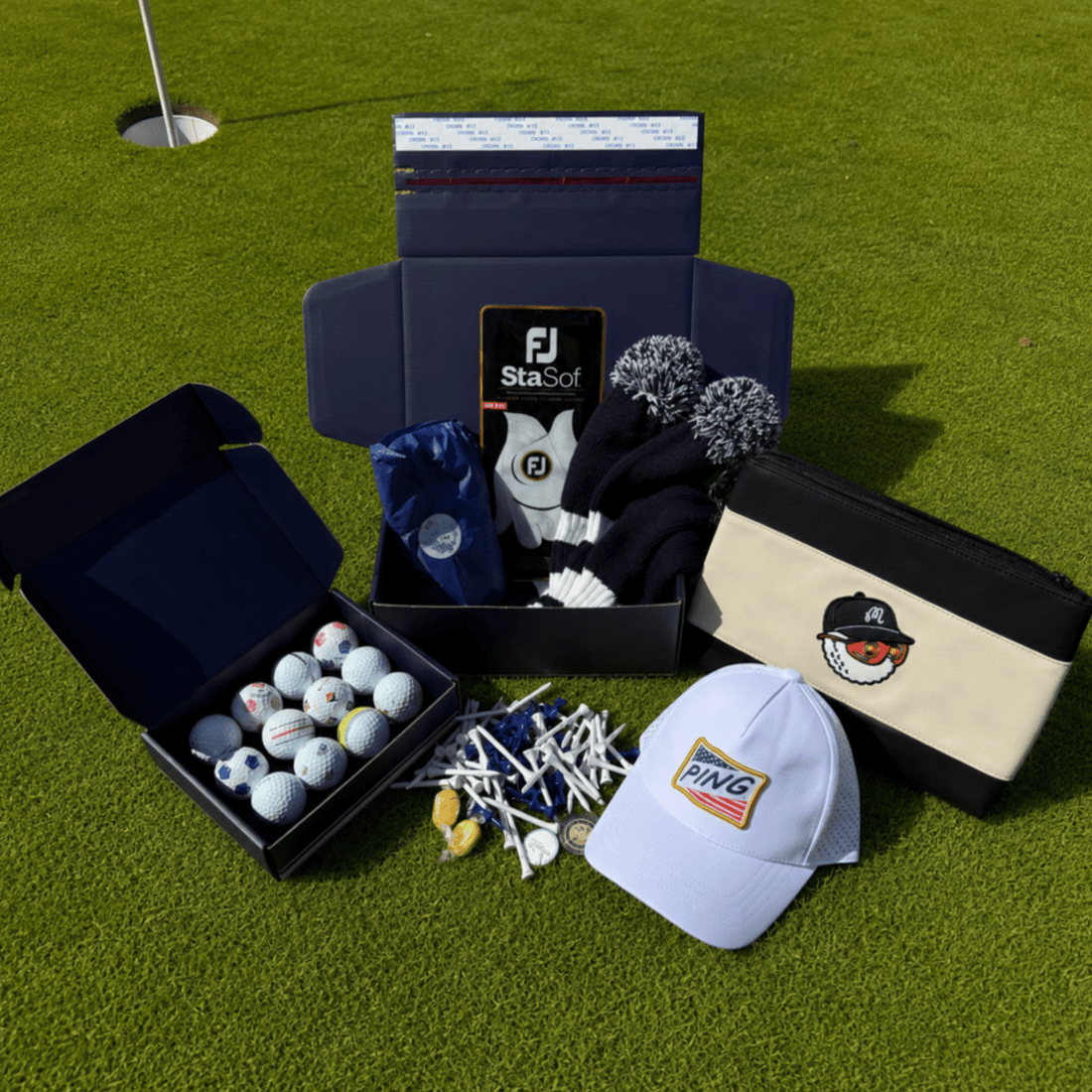 Surprise golf gift box