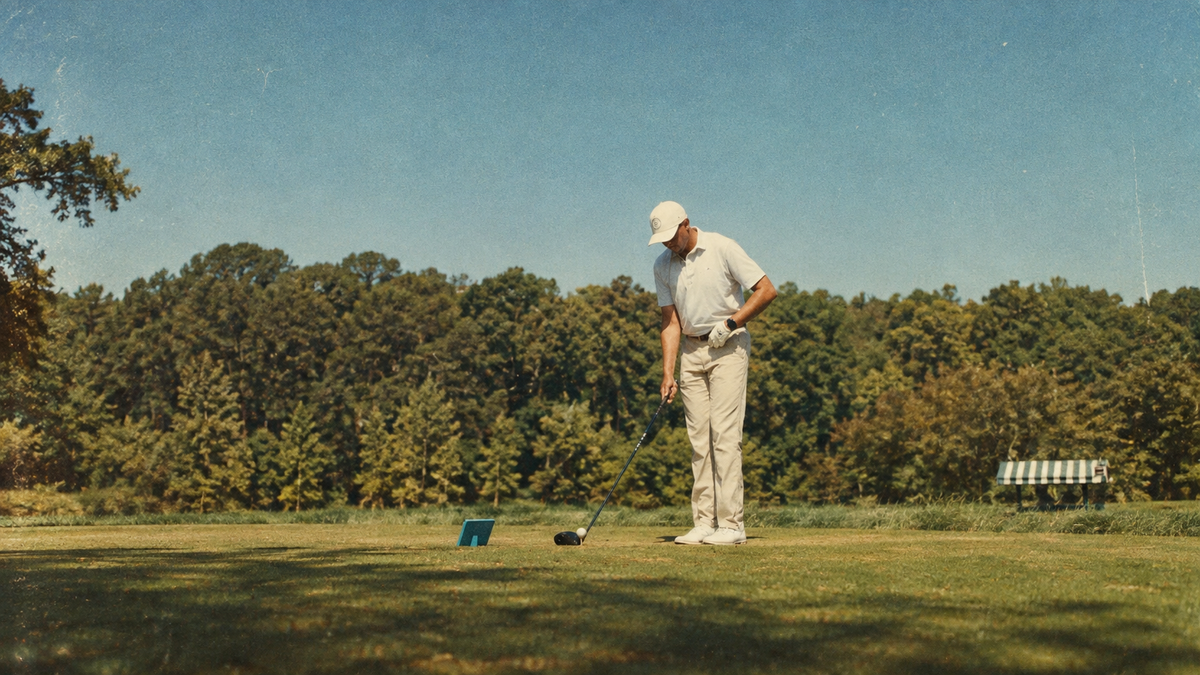 Golfer on the course