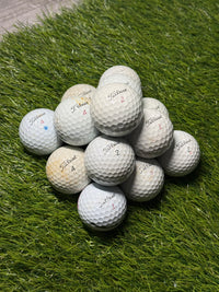 Used C-grade Titleist Pro V1 golf balls on the fairway