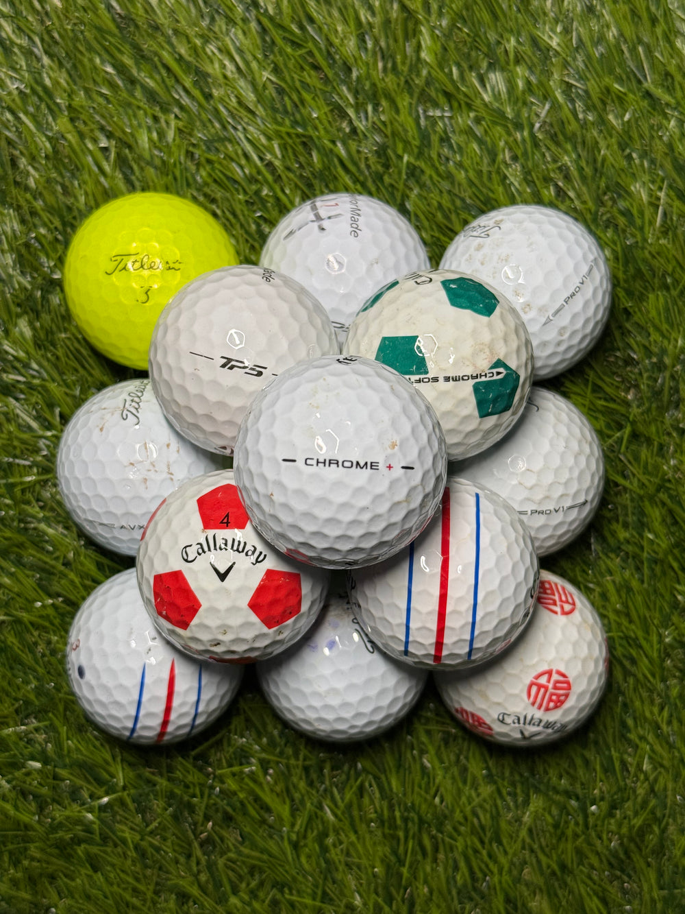 Premium Golf Ball Mix – B/C Grade