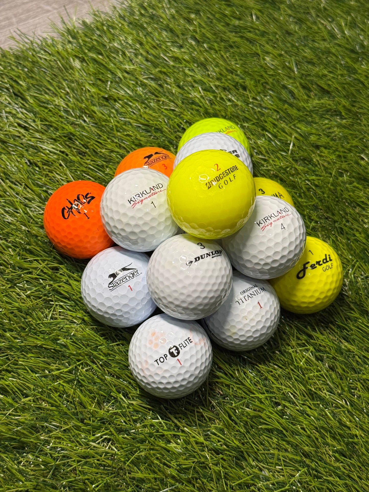 Mixed Non-Premium Brand Golf Balls - A Grade