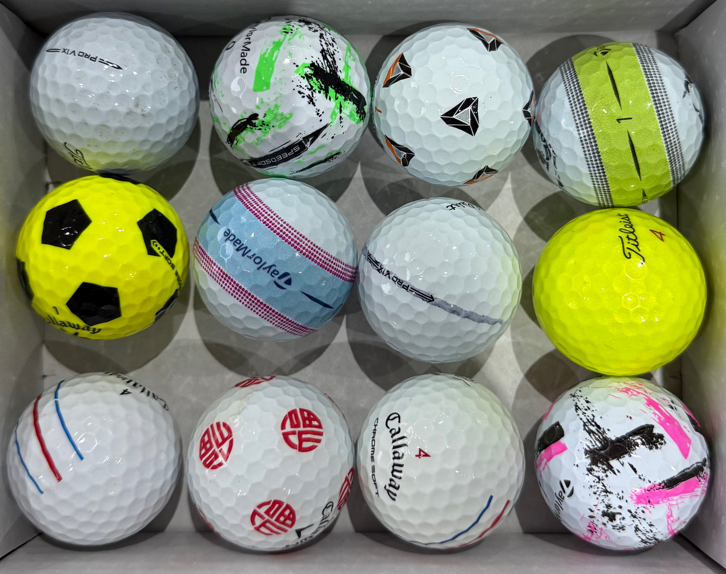 Mixed Premium A-Grade Golf Balls
