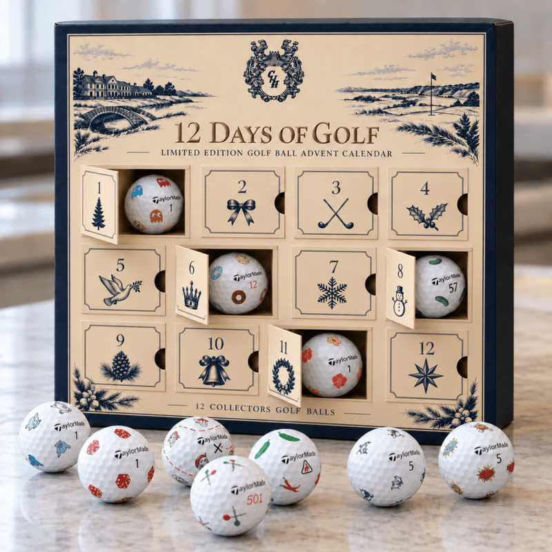 CHGGolf Ball Advent Calendar, The 12 Days of Golfgolf gift box UK