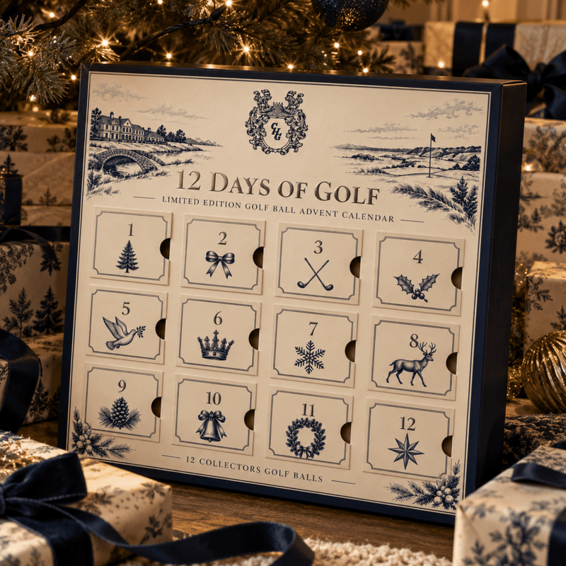CHGGolf Ball Advent Calendar, The 12 Days of Golfgolf gift box UK