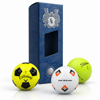 Sleeve of three premium A-grade used golf balls