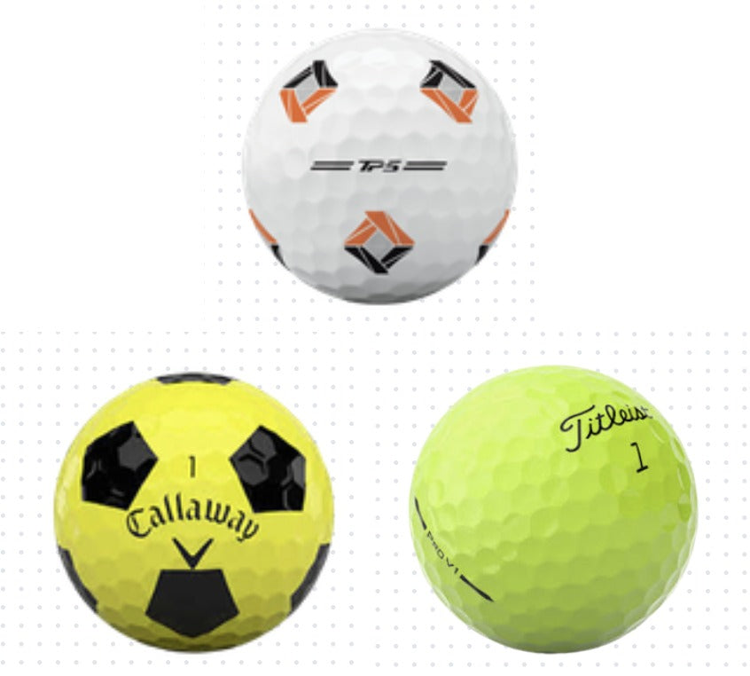 3 premium golf balls